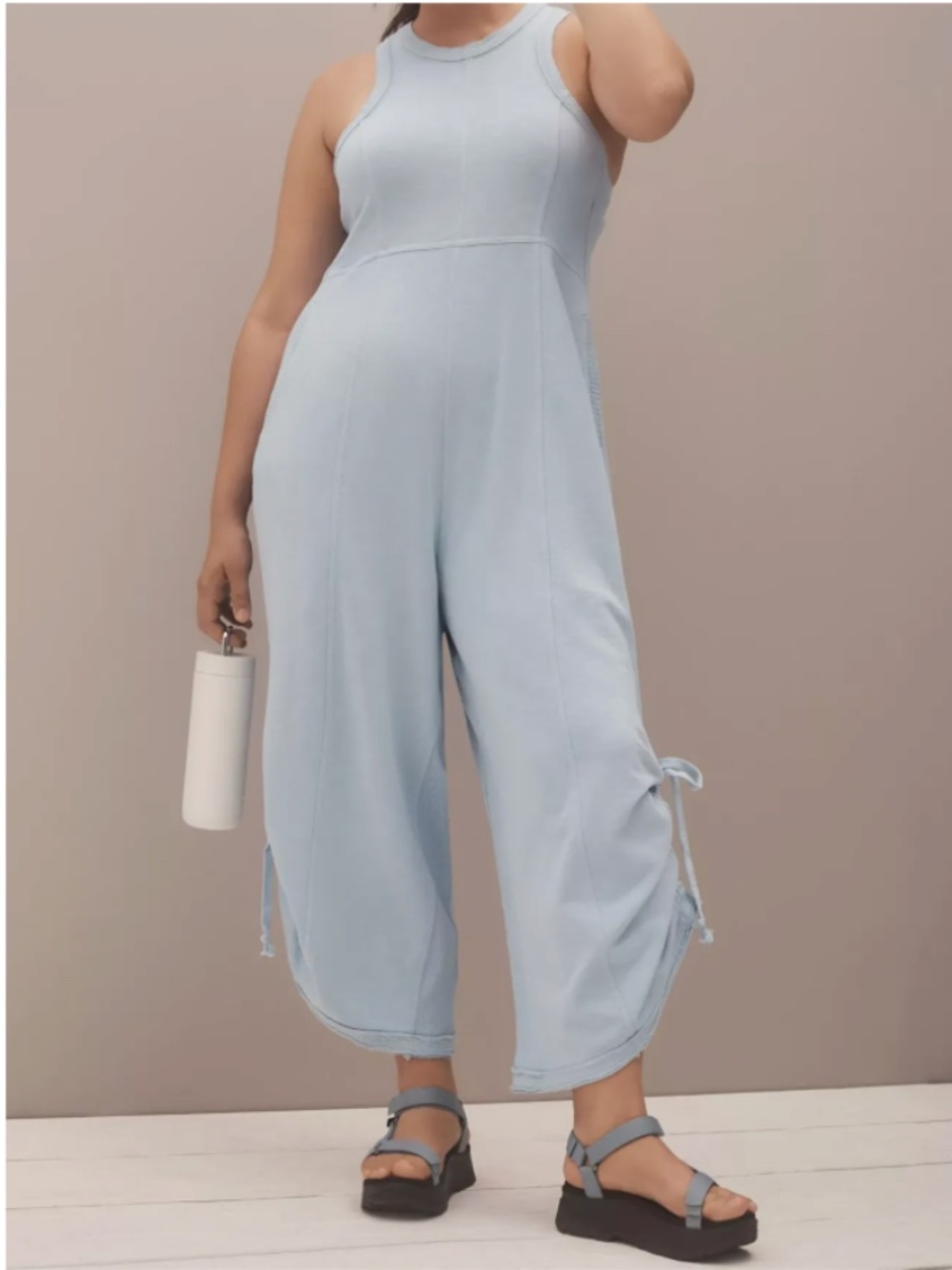 Free People Daily Practice Jumpsuit, Blue